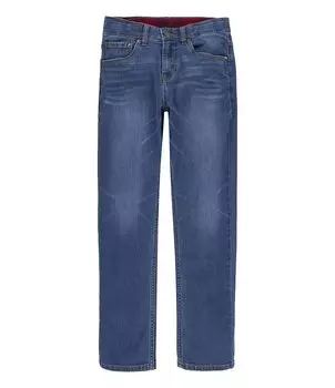 Джинсы прямого кроя Levi's Big Boys 8-20 514, синий