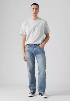 Джинсы прямого кроя Levi's, светло-голубой деним