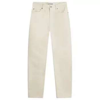 Джинсы прямого кроя Loewe, экрю