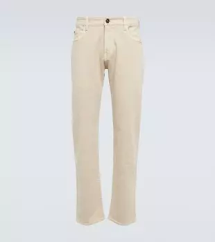 Джинсы прямого кроя Loro Piana, белый