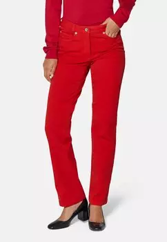 Джинсы прямого кроя MADELEINE, красный