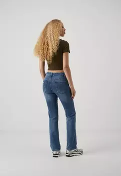 Джинсы прямого кроя MALENA LOIS Jeans, синий деним