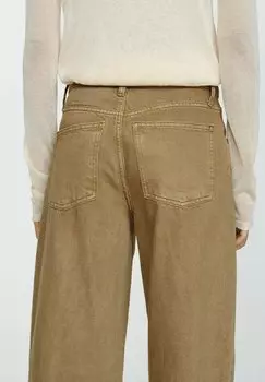 Джинсы прямого кроя Mango, хаки