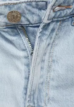 Джинсы прямого кроя Mango Kids, светло-голубой