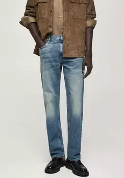 Джинсы прямого кроя Mango, синий