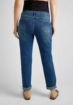 Джинсы прямого кроя MATERNITY JoJo Maman Bb, синий