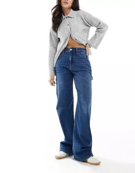 Джинсы прямого кроя mia темно-синего цвета Tommy Jeans