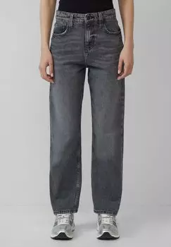 Джинсы прямого кроя MID RISE QS, цвет Graphit