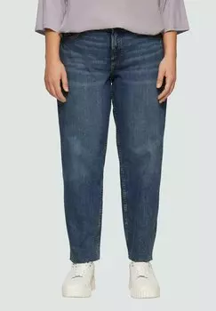 Джинсы прямого кроя MID RISE QS, цвет Blau