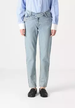 Джинсы прямого кроя MOM WAISTBAND Karl Lagerfeld Jeans, темно-синий деним