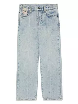 Джинсы прямого кроя N21 Kids, синий