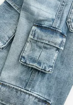 Джинсы прямого кроя Next, отбеливание Multipocket