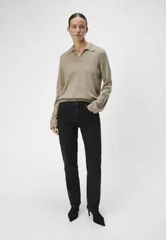 Джинсы прямого кроя OBJSAVA Object, черный деним