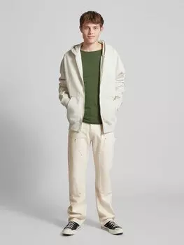 Джинсы прямого кроя, однотонного кроя, модель «HALDOR» 2Y Studios, кремовый