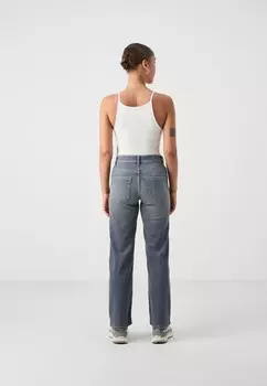 Джинсы прямого кроя ONLBLUSH MID ONLY Petite, серый деним