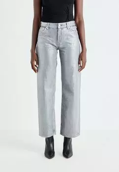 Джинсы прямого кроя ONLCOBAIN REG WIDE SILVER ONLY, светло-серый