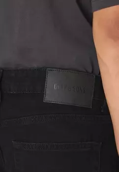 Джинсы прямого кроя ONSEDGE BOX TAI Only & Sons, черный деним