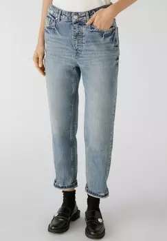 Джинсы прямого кроя Oui, синий