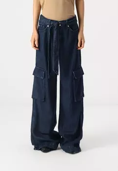 Джинсы прямого кроя PALAZZO STORMY 7 for all mankind, темно-синий