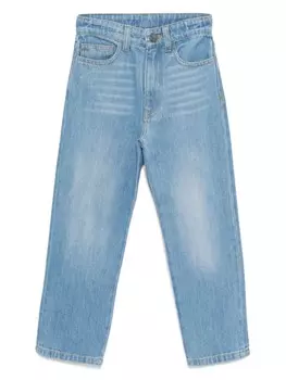 Джинсы прямого кроя Palm Angels Kids, синий