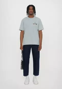 Джинсы прямого кроя PANTS UNISEX Sunnei, темно-синий