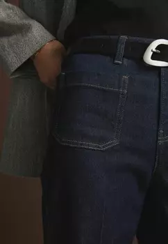 Джинсы прямого кроя PATCH POCKET WIDE REGULAR FIT Next, синий