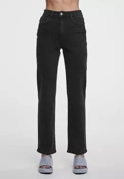 Джинсы прямого кроя PCKELLY Pieces, цвет black