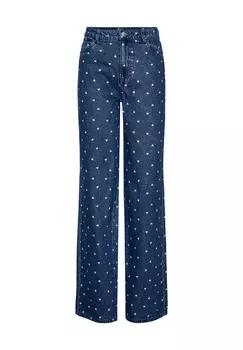 Джинсы прямого кроя PCNEA Pieces, синий