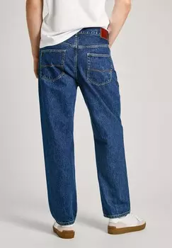 Джинсы прямого кроя Pepe Jeans, синие джинсы