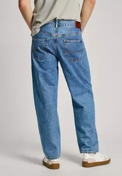 Джинсы прямого кроя Pepe Jeans, синие джинсы