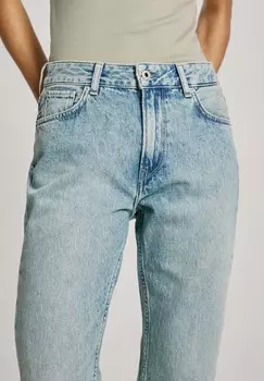 Джинсы прямого кроя Pepe Jeans, синие джинсы