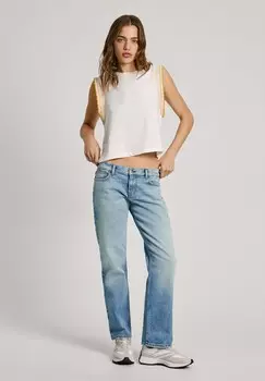 Джинсы прямого кроя Pepe Jeans, синий деним