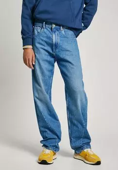 Джинсы прямого кроя Pepe Jeans, синий деним