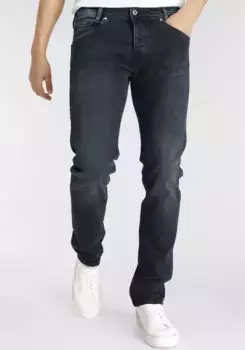 Джинсы прямого кроя Pepe Jeans "Спайк", черный