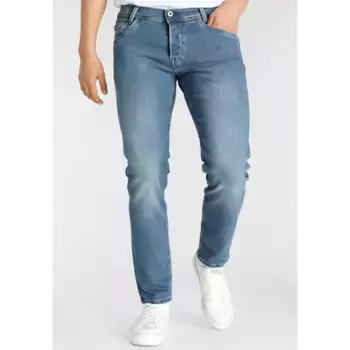 Джинсы прямого кроя Pepe Jeans "Спайк", синий