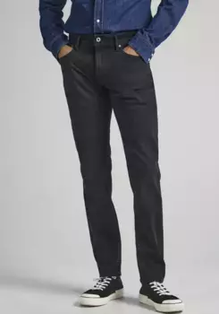 Джинсы прямого кроя Pepe Jeans "STANLEY", черный