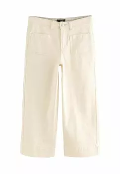 Джинсы прямого кроя PETITE FIT CROPPED Next, белый