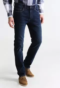 Джинсы прямого кроя Pier One BASIC, цвет Dark Blue Denim