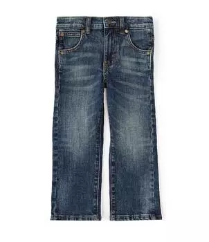Джинсы прямого кроя прямого кроя Wrangler Little Boys 2T-7 Retro, синий