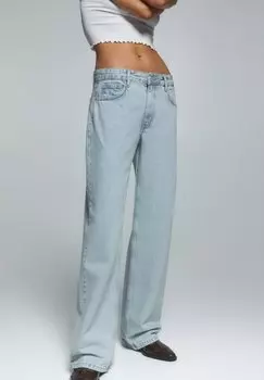 Джинсы прямого кроя PULL&BEAR, цвет blue denim