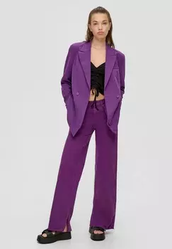 Джинсы прямого кроя QS, фиолетовый