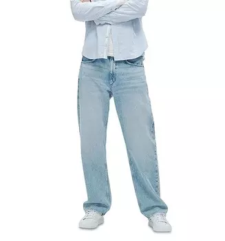 Джинсы прямого кроя Rag & Bone Fit 4 Authentic в цвете Skylight Blue, синий