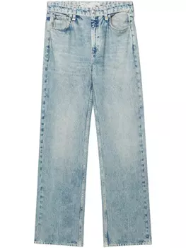 Джинсы прямого кроя rag & bone, синий