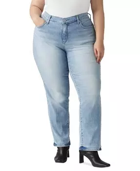 Джинсы прямого кроя размера 314 со средней посадкой размера плюс Levi's, синий