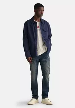 Джинсы прямого кроя REGULAR FIT ARCHIVE WASH GANT, синий
