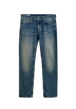 Джинсы прямого кроя REGULAR FIT VINTAGE WASH GANT, синий