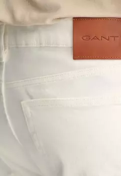 Джинсы прямого кроя REGULAR FIT WHITE GANT, кремовый