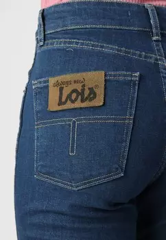 Джинсы прямого кроя RIA LOIS Jeans, темно-синий деним