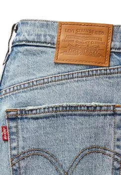 Джинсы прямого кроя RIBCAGE Levi's®, светло-голубой деним