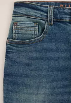 Джинсы прямого кроя RIDGE WE Fashion, пестрый синий